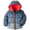 Front Hoodie Terry Snap – Navy