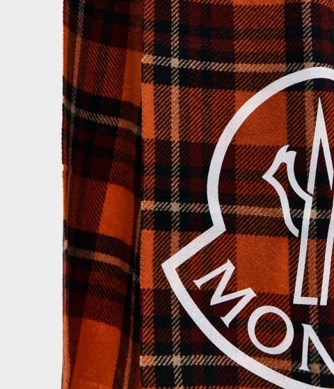 Oversized Plaid Scarf - Image 1