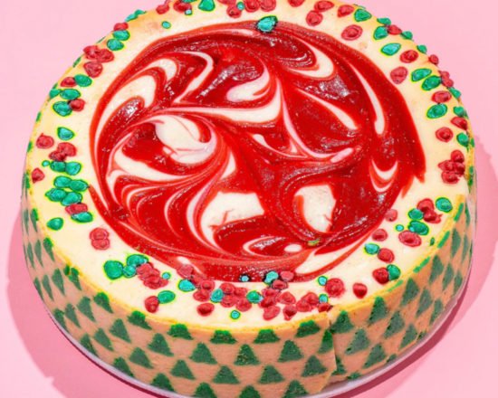 Giant Christmas Brookie Squares