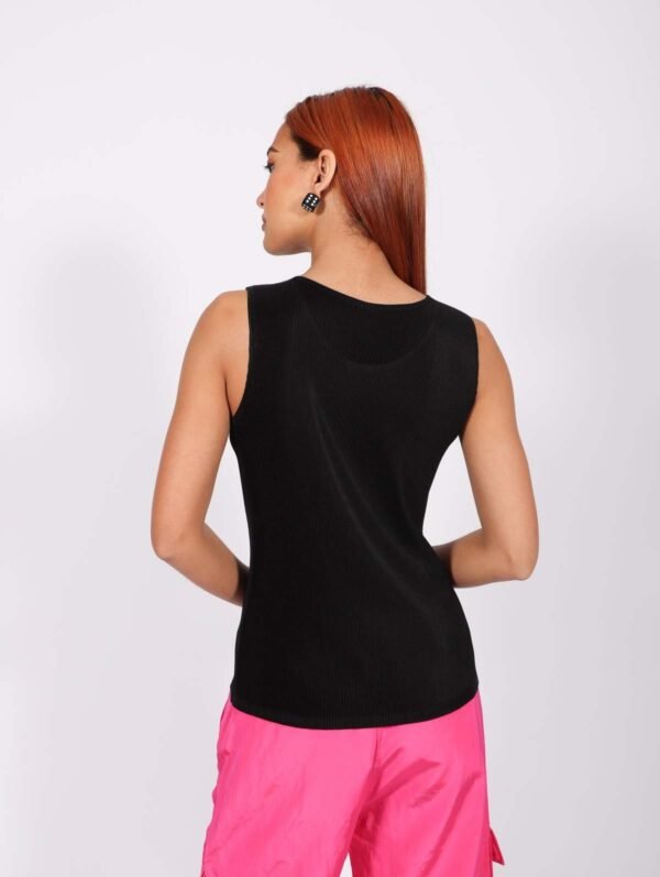 Mist Basics Tank in Black - Image 1