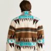 Faux-shearling Jacquard Jacket