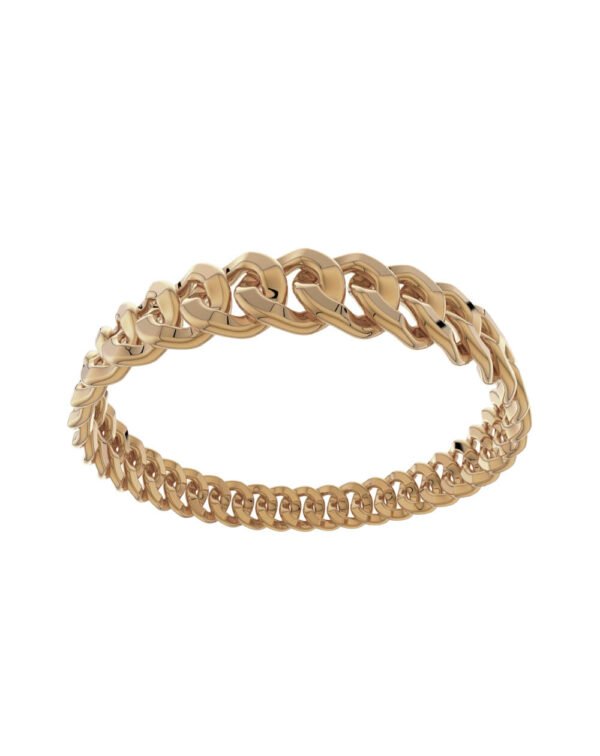 Double Curb Chain Bracelet