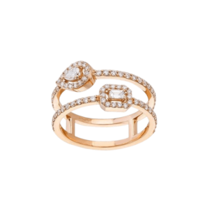 Evil Eye Crystal Stackable Charm Ring