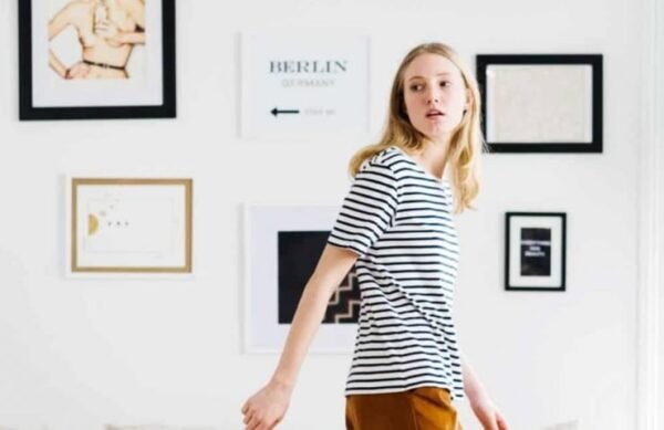 Striped Cotton T-Shirt - Image 2