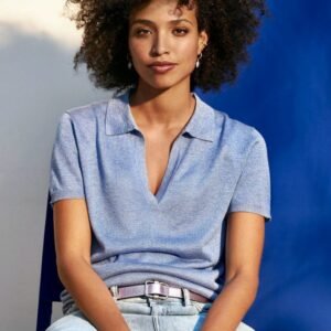 Buttoned Shoulder T-Shirt