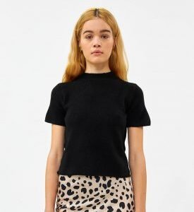 Kit Fuzzy Tee in Black